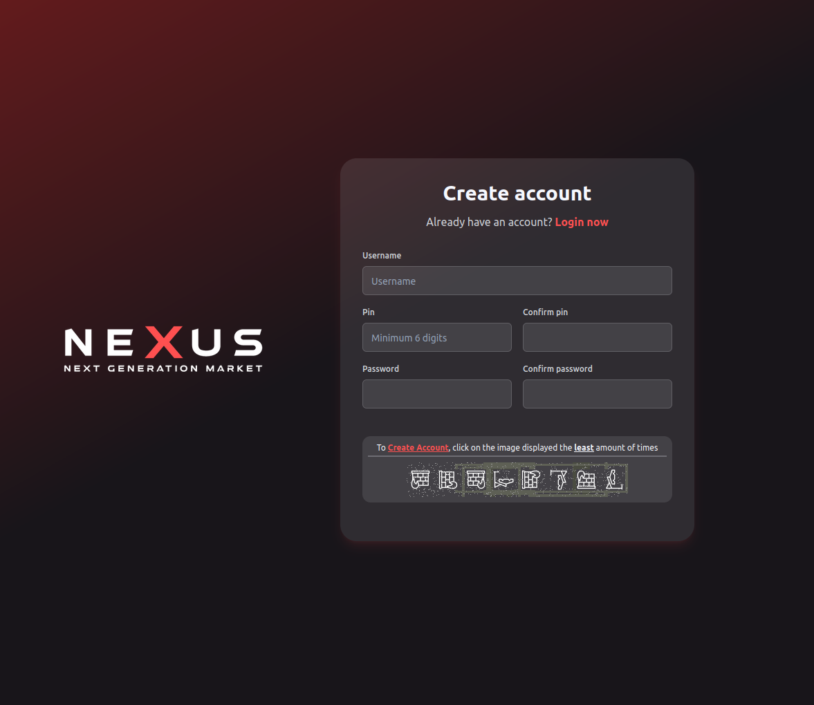 Registration Interface